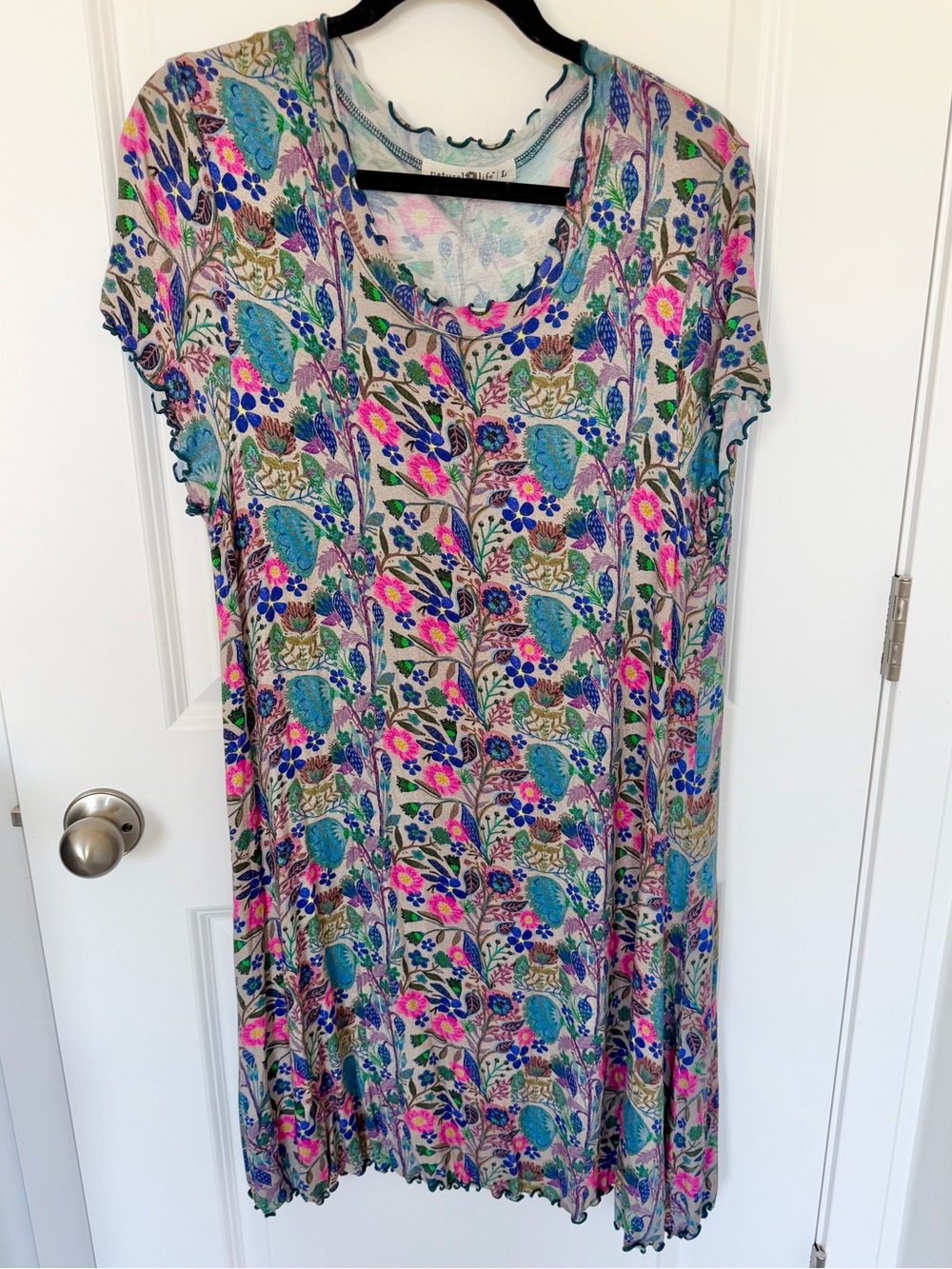 NATURAL LIFE Floral Soft Knit Dress
